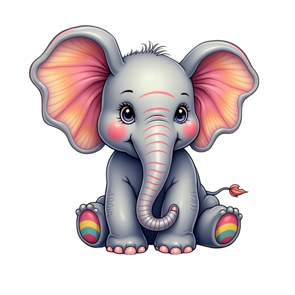 Cute Cartoon Elephant